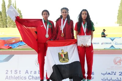 66 ميدالية ملونة في يومين… ومصر تتصدر حصيلة عربي 21 لألعاب القوى بتونس