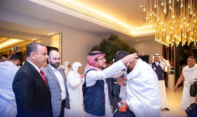 “بشرى الضيافة” تستقبل ضيوف الرحمن من ليبيا بالحفاوة والترحاب