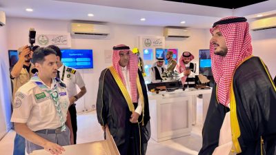 سمو محافظ الطائف يطّلع على جهود كشافة التعليم في خدمة الحجاج ويُشيد بوعي “لا حج بلا تصريح”
