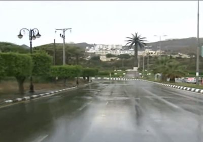 «الوطني للأرصاد»: أمطار غزيرة على منطقة عسير