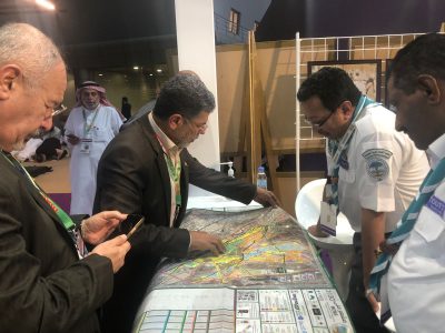 جمعية الكشافة تشارك في مؤتمر ومعرض خدمات الحج والعمرة 2024م