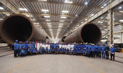 شركة اليمامة للصناعات الحديدية تستعد لافتتاح مصنع أنظمة طاقة الرياح في ينبع الصناعية