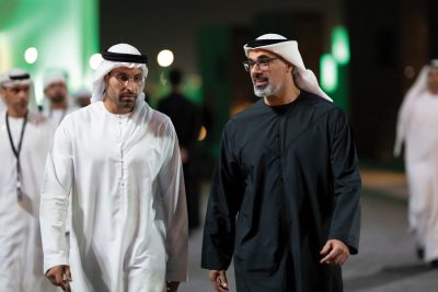 خالد بن محمد بن زايد يشهد حفل افتتاح متحف “تيم لاب فينومينا أبوظبي” للفنون الرقمية في المنطقة الثقافية في السعديات