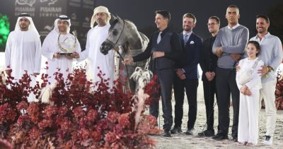 إنجاز قياسي جديد لمربط دبي في دولية الفجيرة لجمال الخيل العربي هاتريك ذهبي مرفوقا بسيف الفجيرة الذهبي ممشوقا