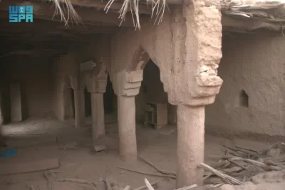 مسجد الشرق باليمامة : 400 عام ولازال شاهداً على الطراز المعماري النجدي في محافظة الخرج