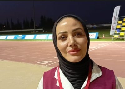 أسرة العاب القوى العربية تواسي الدكتورة (ريم الشمري) في وفاة عمها