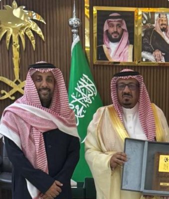 محافظ شروره يستقبل مدير مطار شروره ..