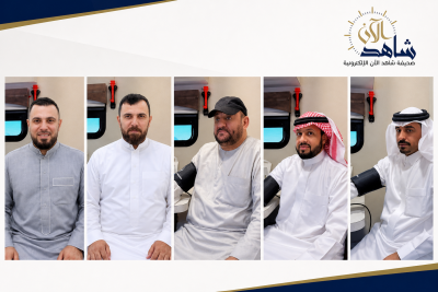 إعلاميو “شاهد الآن” في حائل يشاركون في مبادرة “قطرة دم” لخدمة حجاج بيت الله الحرام